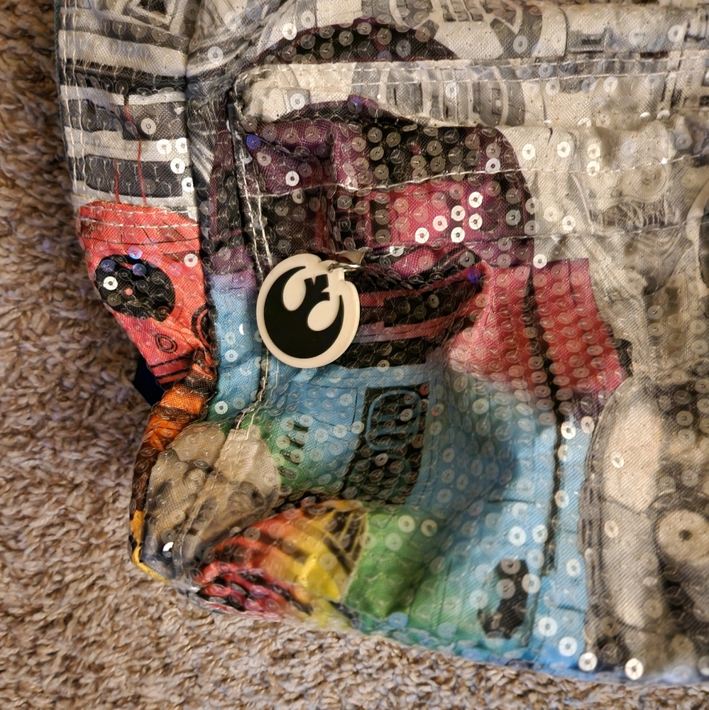 Star Wars Licensed Sequined Backpack - Picture 4 of 7